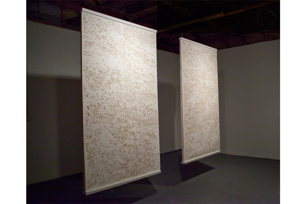 Jennifer Caine paper installation